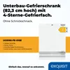Exquisit Unterbau Gefrierschrank UGS105-FE-010E | Produktbild-Vorschau 2