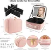 Make up Tasche(Pink)Kosmetiktasche mit LED Spiegel(3 Produktbild-Vorschau 5