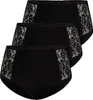 Teyli 3er Pack: Hohe Taille Baumwollslip mit Spitze Loren Produktbild-Vorschau 1