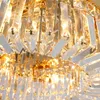 Toolight Kristallen Hanglamp APP1729-8C 60 Cm Gold Productafbeelding-voorbeeld 3