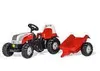 rolly toys Kid Steyr 6160 CVT Trettraktor mit Anhänger, Produktbild-Vorschau 2