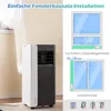 COSTWAY 7000BTU mobile Klimaanlage für 28㎡, 3-in-1 Produktbild-Vorschau 7