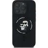 A black iPhone case with a Karl Lagerfeld and Choupette graphic. Anteprima dell’immagine prodotto