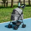 PawHut Hundewagen Pet Stroller für kleine Hunde Produktbild-Vorschau 2