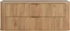 A front view of a wooden bathroom vanity with two drawers. Anteprima dell’immagine prodotto