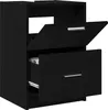 Möbel Waschbeckenunterschrank Schwarzeiche 40x37x59 cm MDF Produktbild-Vorschau 2