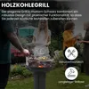 Muntel Holzkohlegrill edelstahl,Säulengrill,BBQ-Grill,inkl Produktbild-Vorschau 6