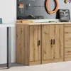 vidaXL Garážová skříň Artisan dub masiv borovice Náhled obrázku produktu 2