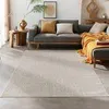 Schlingenteppich Schlafzimmer Einfarbig Meliert Design, Produktbild-Vorschau 1