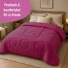 Přestýlací deka 2 v 1 – 135 × 200 cm, fuchsiová Náhled obrázku produktu 6