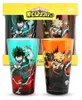Bem's SA, My Hero Academia, multicolore, vetro, 2 pezzi, Anteprima dell’immagine prodotto 2