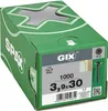 Spax GIX-B Testa di tromba 3,9 x 30 H2 Filetto grosso Anteprima dell’immagine prodotto 3