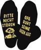 Lustige Herrensocken "Opa gib deinen Augen eine Pause" - Produktbild-Vorschau 2