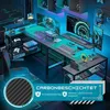 Five Stars® L-förmiger Gaming Schreibtisch - Computertisch Produktbild-Vorschau 2