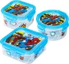 Spiderman Brotdosen Set Kinder - 3 kleine Snackboxen für Produktbild-Vorschau 1