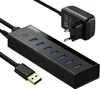 Adaptateur 7W1 Ugreen Us219 Hub Usb Do 7X Usb 3.0 (Czarny) Voir les images du produit 4