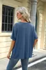 ASKSA Damen T-Shirt Sommer Kurzarm Oversized Rundhals Produktbild-Vorschau 6