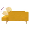 Maison Exclusive - Schlafsofa 2-Sitzer mit 2 Kissen Gelb Produktbild-Vorschau 8