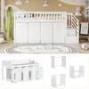 MODFU Letto a castello per bambini 90x200 cm con barriera Anteprima dell’immagine prodotto 21