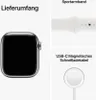 Apple Watch 8 4G 45mm Edelst. silber/Sport weiß Produktbild-Vorschau 6