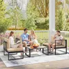 Outsunny Garten-Sofa-Set mit 2 Zweisitzern, armloser Stuhl, Produktbild-Vorschau 7