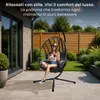 Swoods Poltrona Sospesa XXL con Supporto – Per Interni ed Anteprima dell’immagine prodotto 2