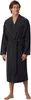 Schiesser peignoir feather terry bathrobe anthracite hommes Voir les images du produit 17