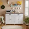 BEALIFE Credenza con cassetti | Grigio retrò, 140x40x90 cm Anteprima dell’immagine prodotto 10
