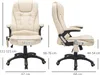 Fotel biurowy HOMCOM z funkcją masażu, ergonomiczny fotel Podgląd zdjęcia produktu 3
