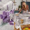 Tischdecke wasserabweisend abwaschbar Grau 200x140cm Shabby Produktbild-Vorschau 5