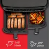Tefal EY942H Dual Easy Fry horkovzdušná fritéza Náhled obrázku produktu 6