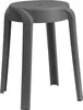 Plastový stolička 46 x 30 cm, nosnosť do 120 kg – sivá – Náhľad obrázku produktu 1