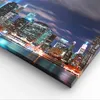 Bild auf Leinwand - Leinwandbild - Wolkenkratzer Lichter Produktbild-Vorschau 5