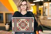 MuchoWow® Laptop Aufkleber Sticker Cover Muster - Fliese - Produktbild-Vorschau 5