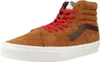 A single brown Vans Sk8-Hi sneaker with red laces is shown against a white background. Voir les images du produit