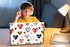 MuchoWow® Laptop Aufkleber Sticker Cover Herz - Skizze - Produktbild-Vorschau 3
