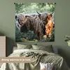 MuchoWow® Wandteppich Wandbehang Schottische Hochlandrind - Produktbild-Vorschau 4