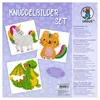 URSUS® Bastelset Knüddelbilder Fantasietiere mehrfarbig Produktbild-Vorschau 1
