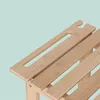 Stołek łazienkowy Relaxdays z bambusa, z półką i uchwytem Podgląd zdjęcia produktu 6