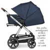 ABC Design Kombi-Kinderwagen Timbo 4 - inkl. Babywanne Produktbild-Vorschau 3