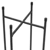 Set di 2 supporti per vasi da fiori con vaso incluso - nero Anteprima dell’immagine prodotto 3