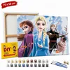 Malvorlage nach Zahlen mit Rahmen „Disney’s Frozen“ 70 x 50 Produktbild-Vorschau 1
