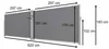 Luaro KX2865 Boční terasová markýza v kazetě 180 x 620 cm, Náhled obrázku produktu 9