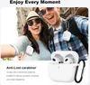 AirPods Pro 2 Silikon Schutzhülle mit Karabiner, Soft Touch Produktbild-Vorschau 7