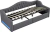 Schlafsofa mit Bettfunktion, LED-Beleuchtung, Lattenrost, Produktbild-Vorschau 8