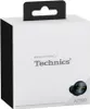 The image shows the retail packaging of Technics EAH-AZ100 True Wireless Stereo Earphones. Produktbild-Vorschau