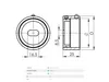 Sellon24® Edelstahl Wandanschluss für Rohr Ø 42,4 mm Produktbild-Vorschau 2