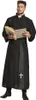 A man dressed as a priest holding a book. Produktbild-Vorschau
