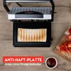 alpina Kontaktgrill Sandwichmaker - 700 Watt - 23 x 14,5 cm Produktbild-Vorschau 7