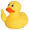 Badeente Mittelfinger 8x8x7,5cm PVC gelb Schnabel Ente Produktbild-Vorschau 5